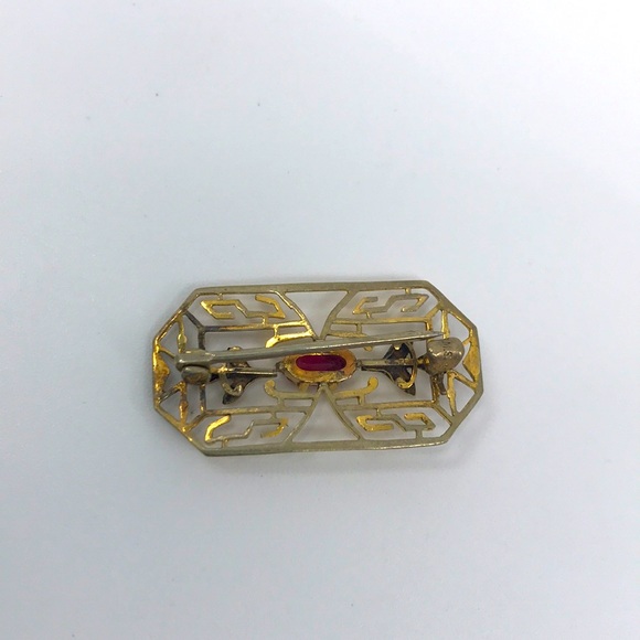 Vintage Vermeil Pin - Picture 2 of 3